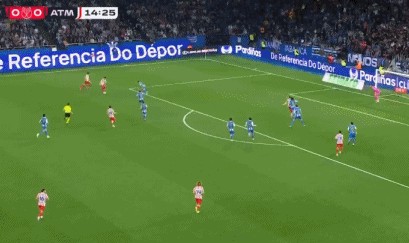 开云app-半场：马竞0-0拉科，格列兹曼、鲁杰里射门中框